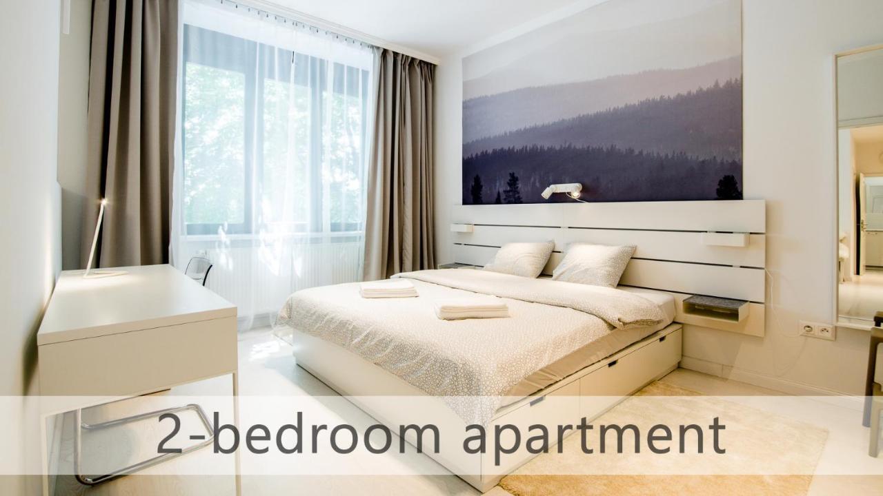 White Apartments With Ac By Kovee Bratislava Exterior foto