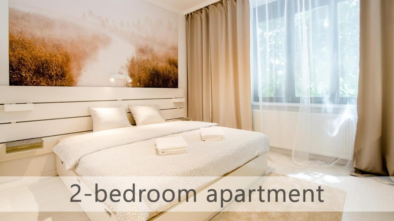 White Apartments With Ac By Kovee Bratislava Exterior foto